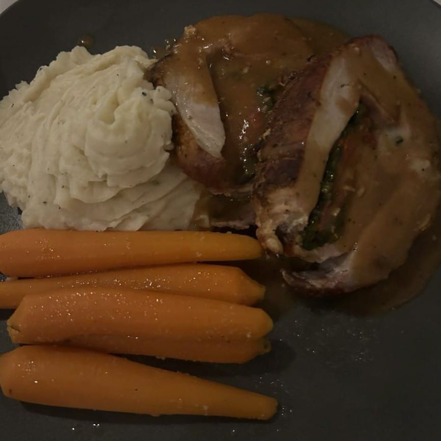 Roasted Pork Chop.