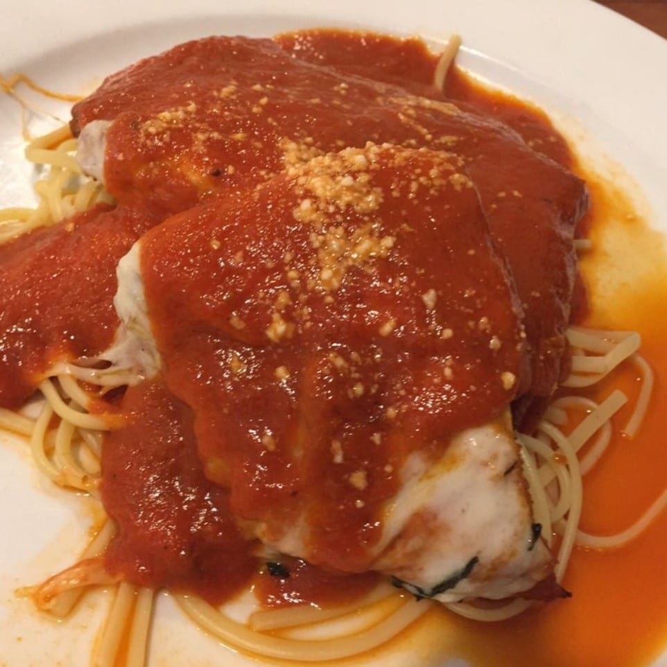 Kids Chicken Parmesan.