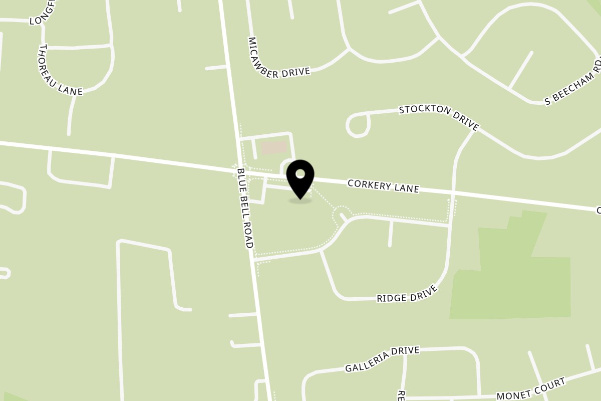 Map showing the location of Monalisia on 745 Corkery Ln in Williamstown